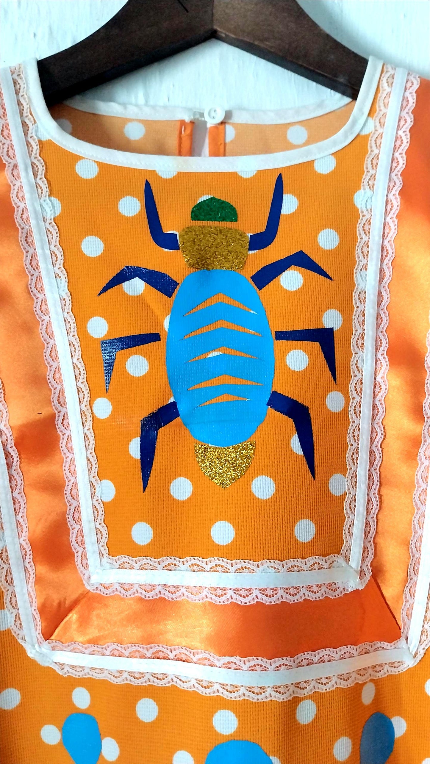 Orange Retro Dress