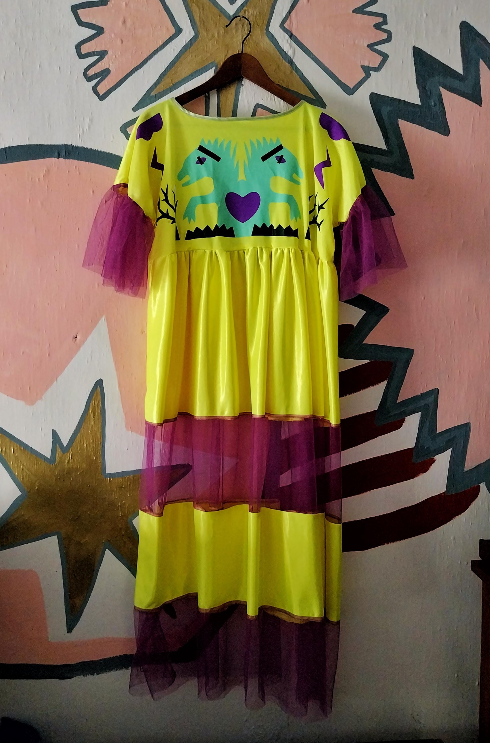 Yellow Dragon Dress
