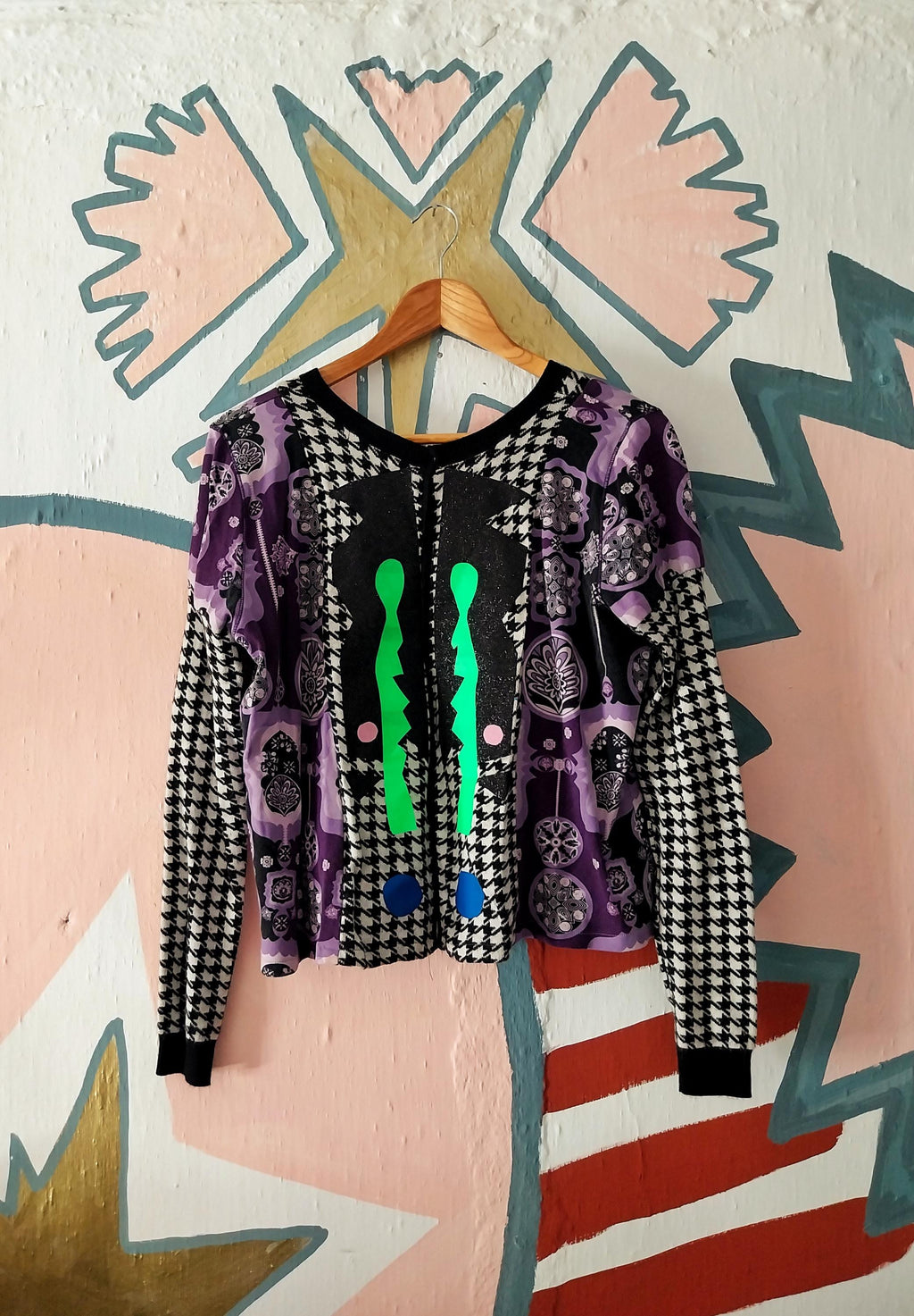 Black And White Cardigan