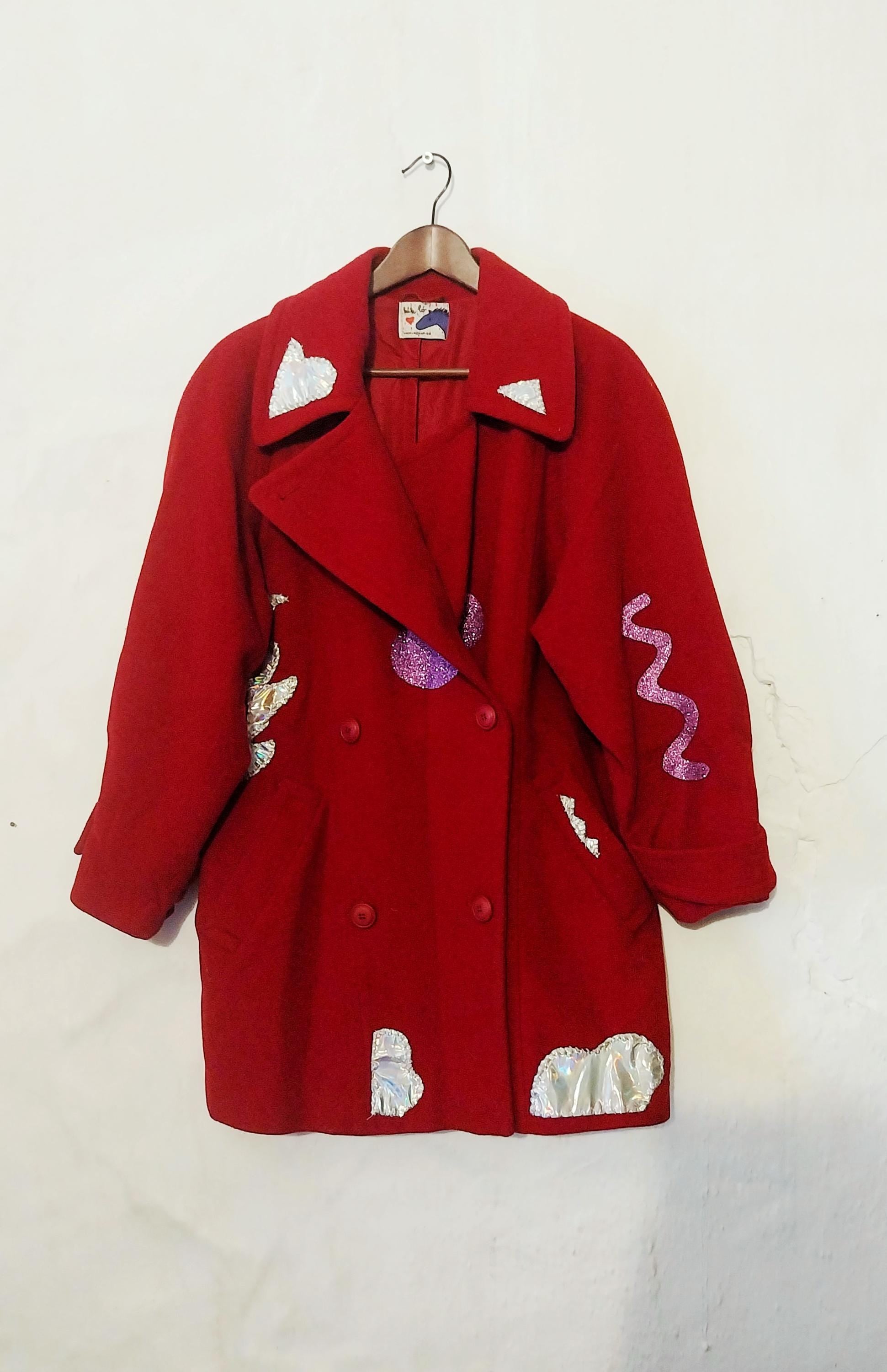 Red Funky Wintercoat