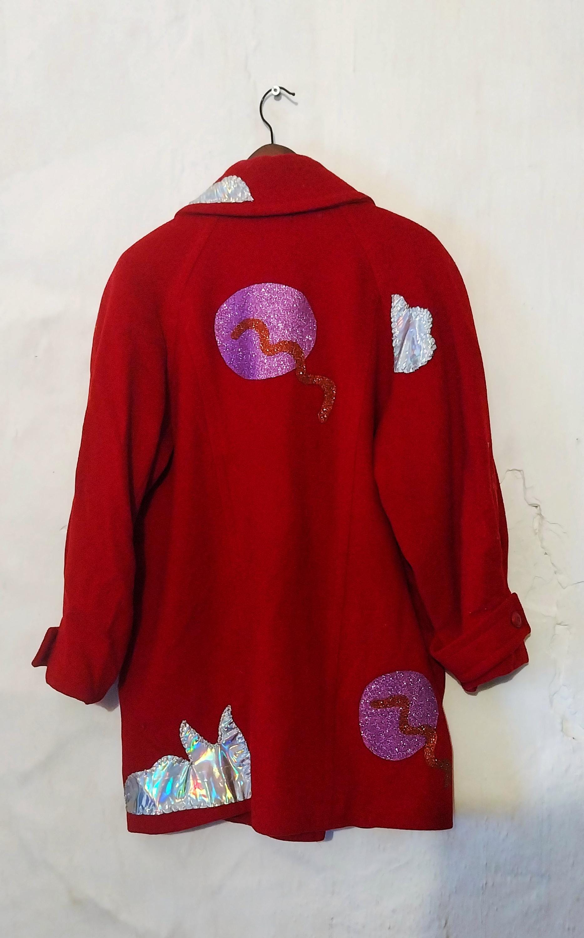 Red Funky Wintercoat