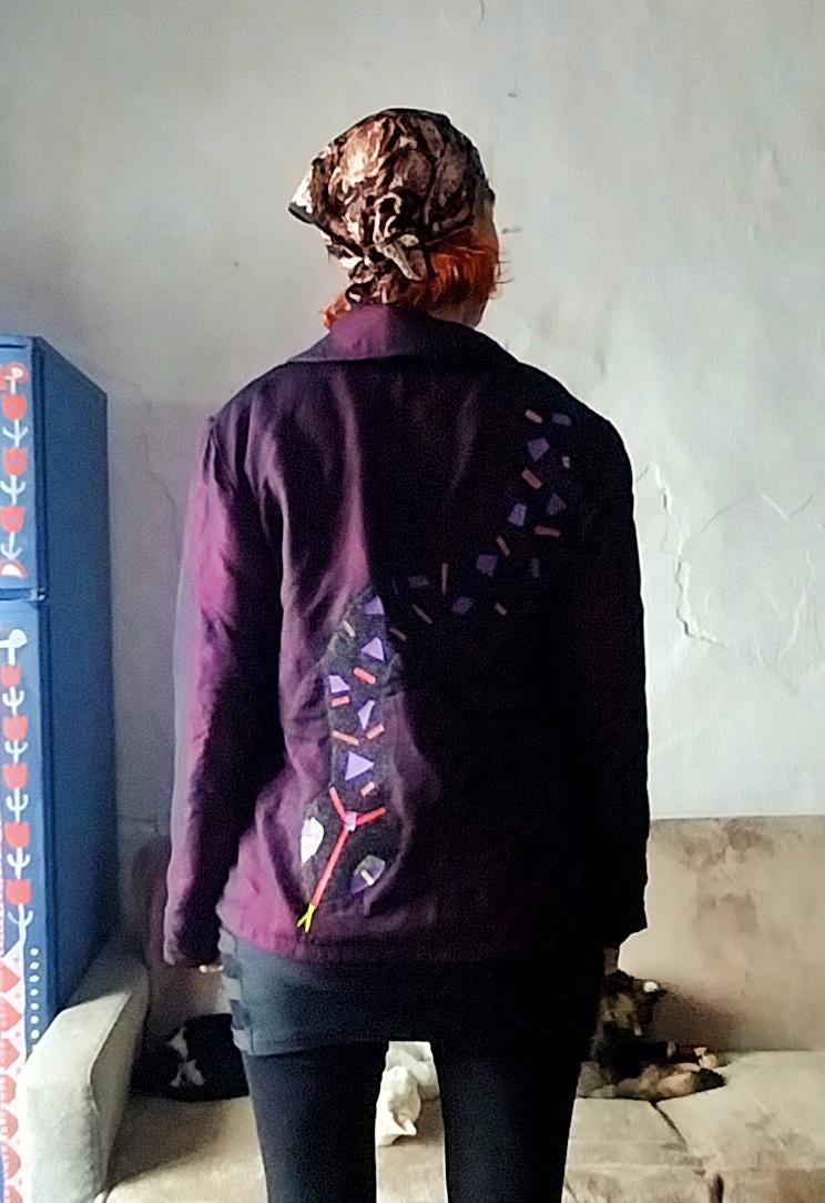 Purple Snake Jacket