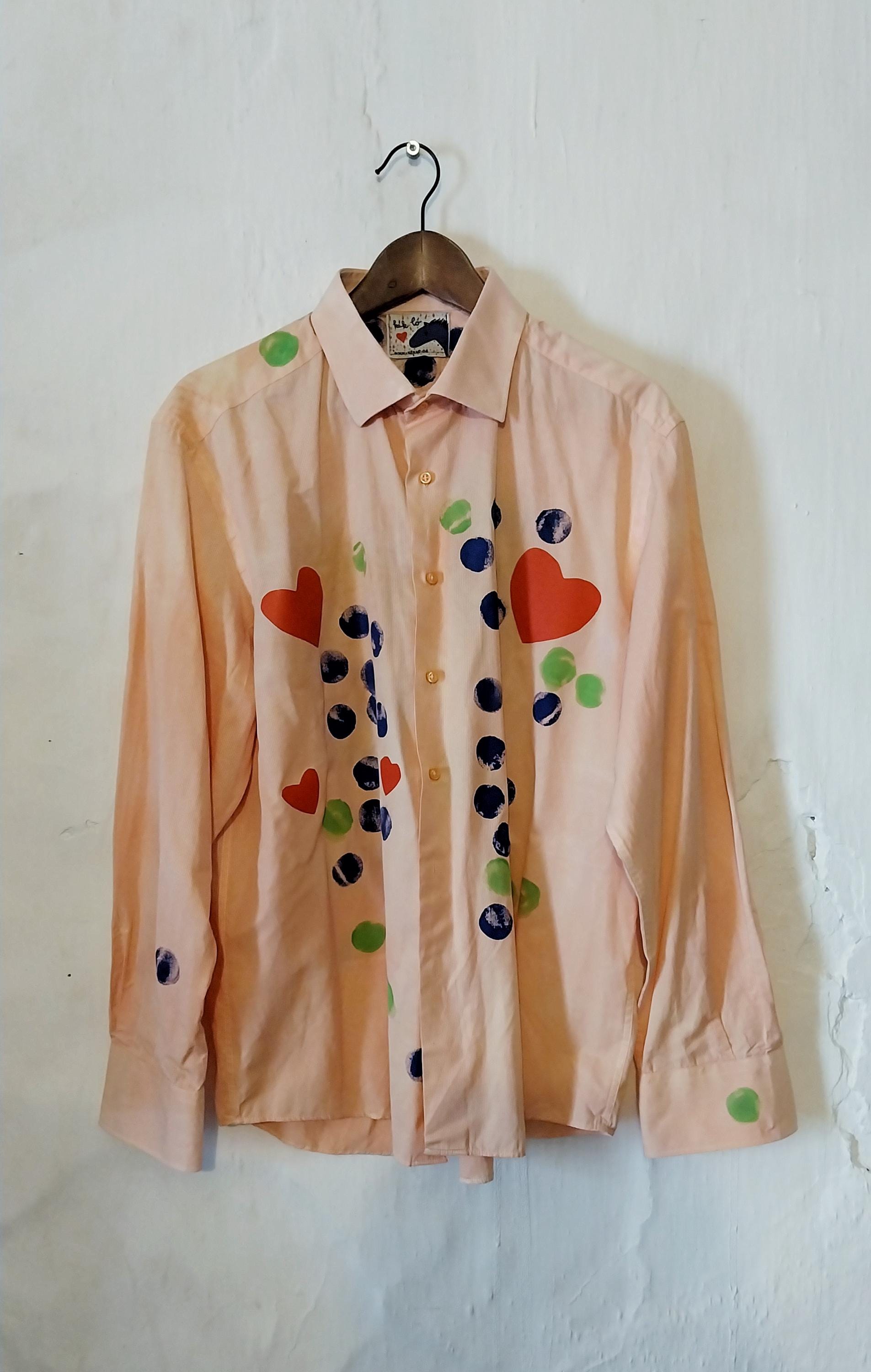 Tiger Upcycled Painted Shirt