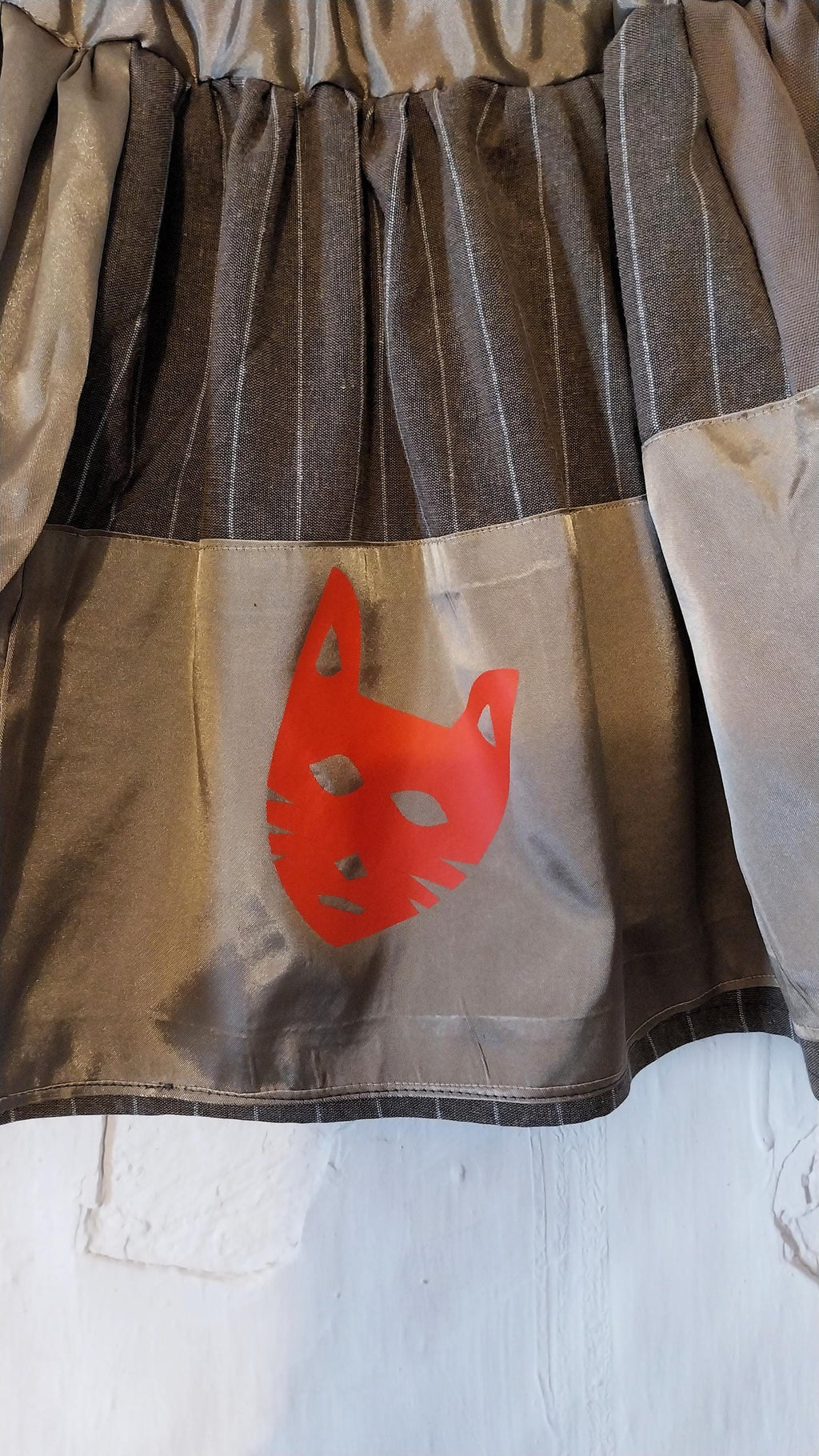 Red Cat Mini Skirt