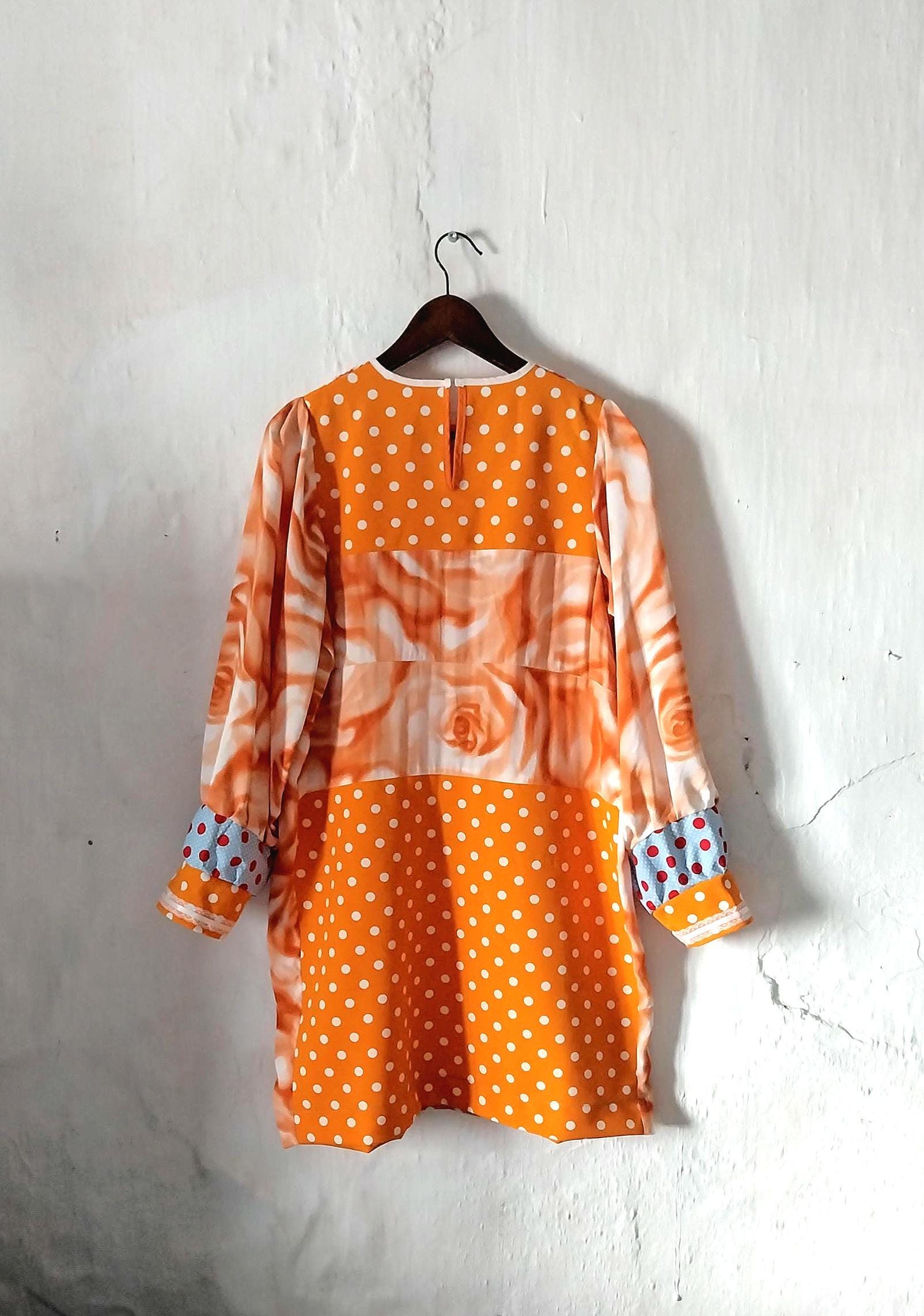 Orange Retro Dress