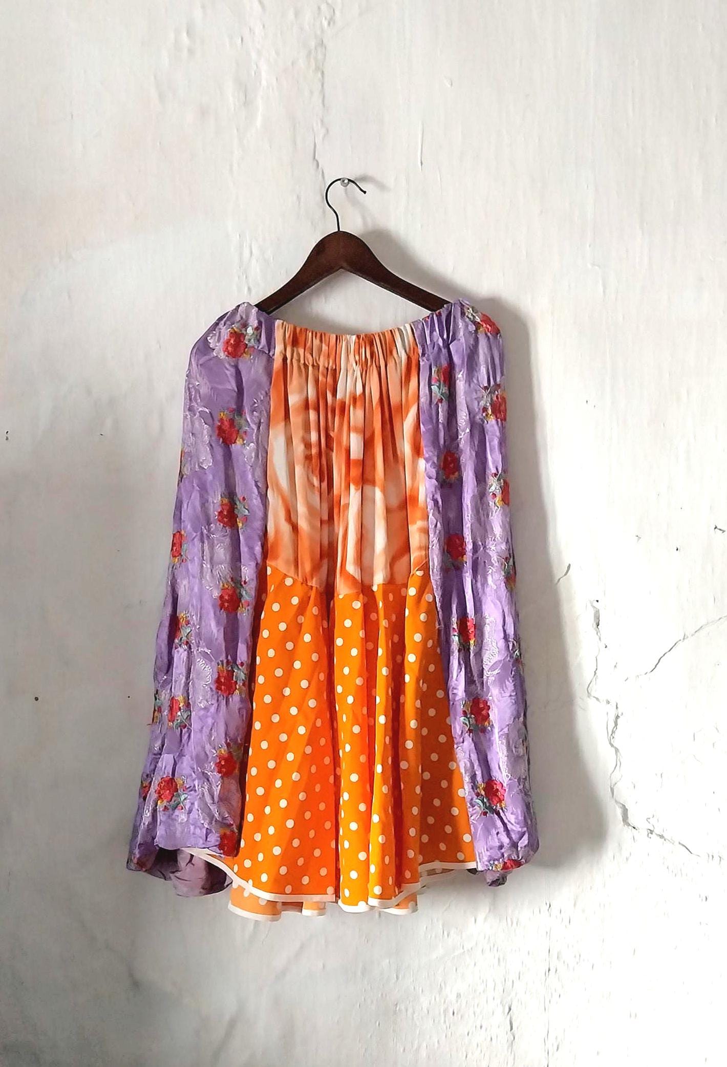 Orange Violet Skirt