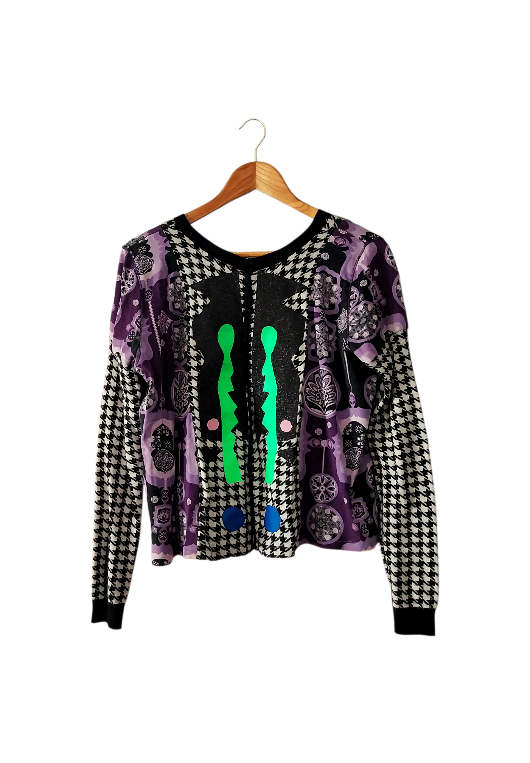 Black And White Cardigan