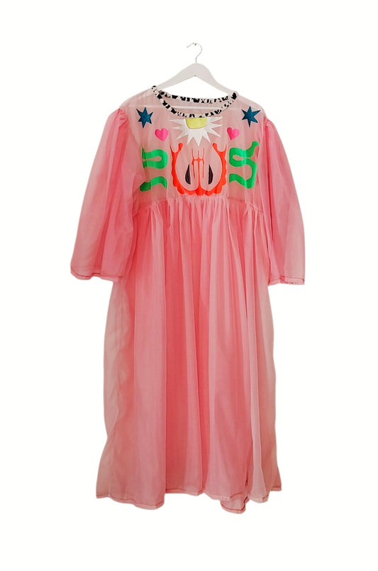 Pink Snake Dress