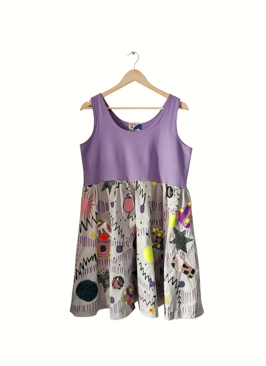 Violet Mirror Dress