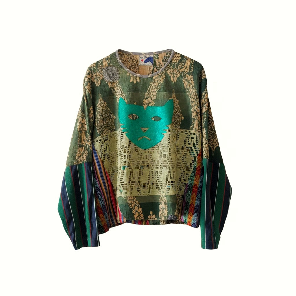 Emerald Mystic Cat Top