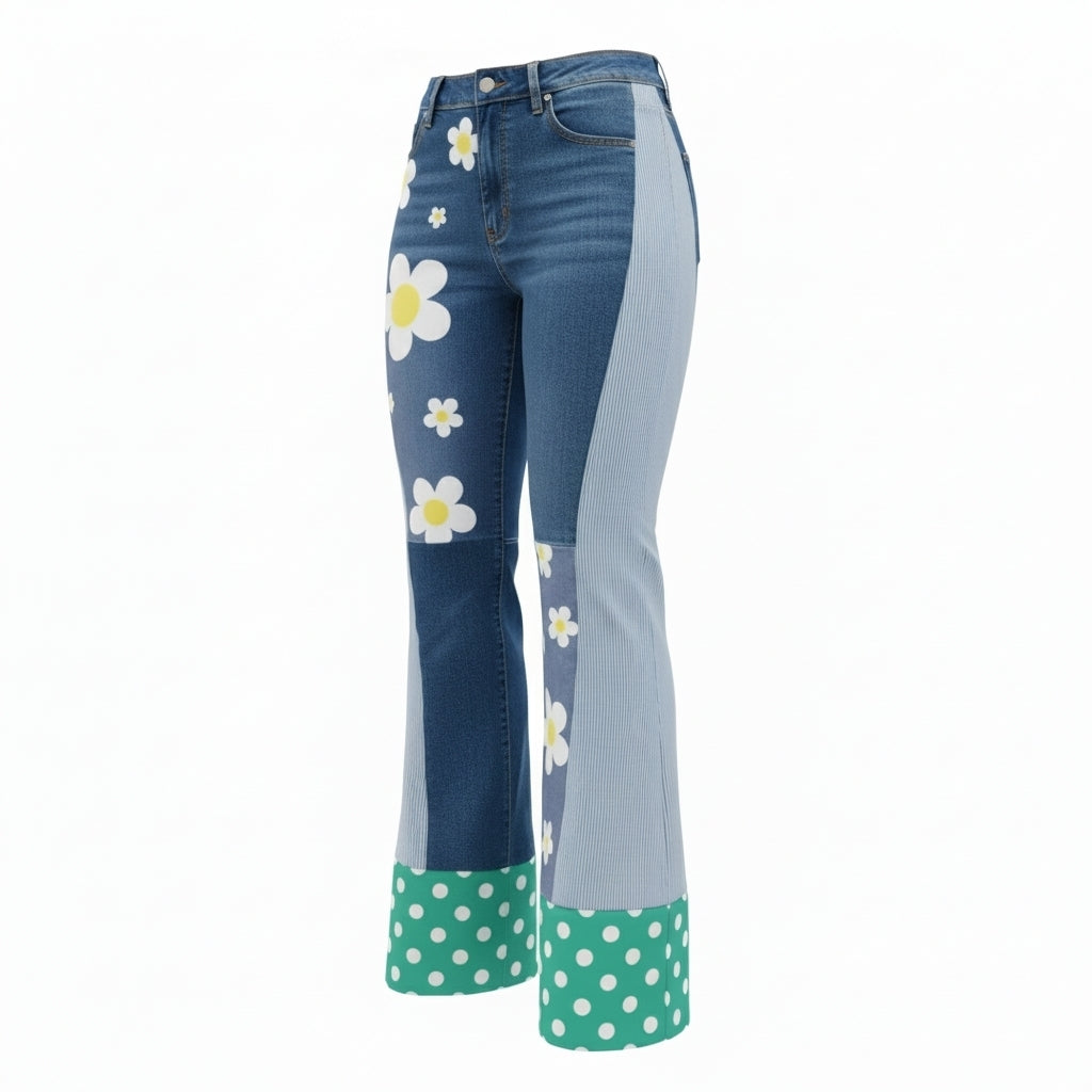 Flower Power Jeans