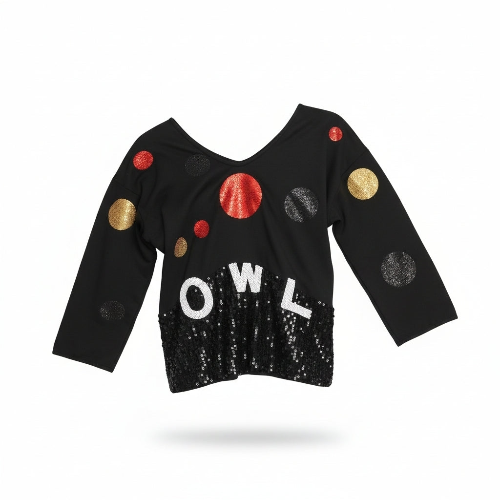 Black Glitter Shirt