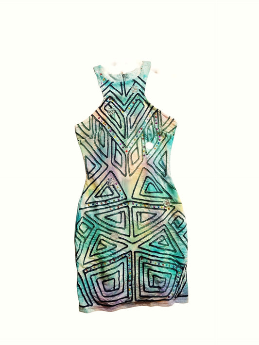 Rainbow Rain Dress